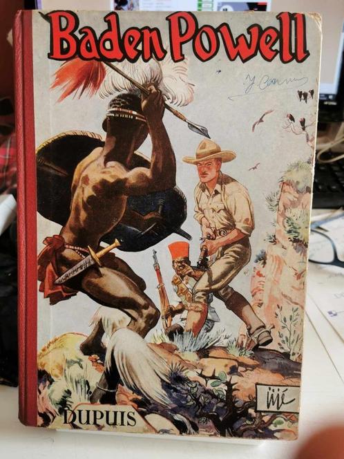 dupuis-1952- baden powell/ spirou, Boeken, Stripverhalen, Gelezen, Eén stripboek, Verzenden