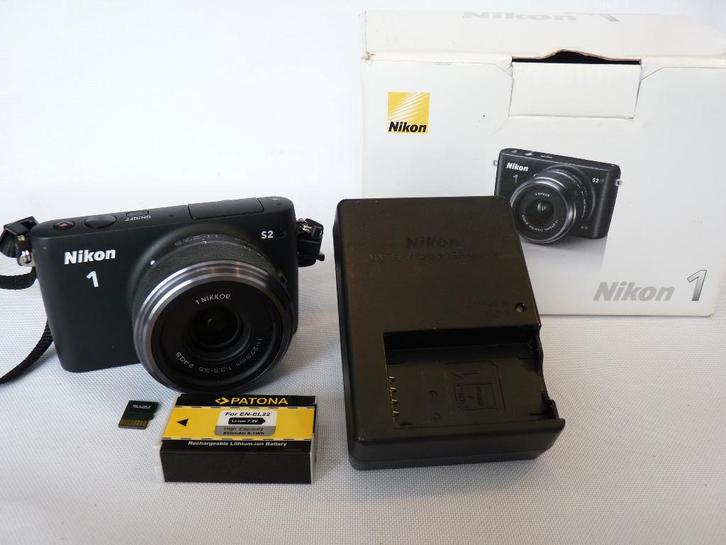 Nikon 1 S2, Nikkor 11-27,5mm, accu, Micro-SD, count 247, TV, Hi-fi & Vidéo, Caméscopes numériques, Comme neuf, Caméra, Sony, Moins de 8x