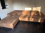 Canapé d’angle - Daim, Enlèvement, Comme neuf
