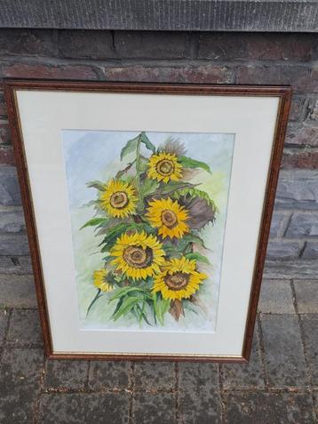 aquarelle signe j malvaux beschikbaar voor biedingen