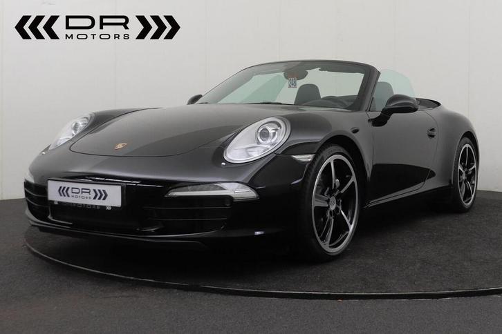 Porsche 911 Cabrio - LEDER - NAVI - TOPSTAAT!!, Auto's, Porsche, Bedrijf, Benzine, Euro 5, Cabriolet, Automaat, Zwart, Zwart