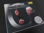 BRAHMS / CELIBIDACHE - Symphonies Nos. 1-4 - BOX 4 x CD's, Orkest of Ballet, Gebruikt, Ophalen of Verzenden, Classicisme