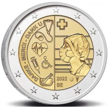 2 euro België 2022 Zorg Covid beschikbaar voor biedingen