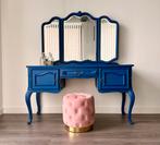 Prachtige gerestaureerde kaptafel in massief hout, Huis en Inrichting, Ophalen, Zo goed als nieuw, Hout