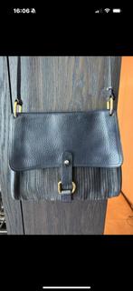 Handtas Delvaux, Handtassen en Accessoires, Ophalen, Gebruikt, Blauw, Leer