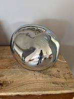 Tafellamp zilver glas-doorzichtig bij branden, Huis en Inrichting, Ophalen, Glas
