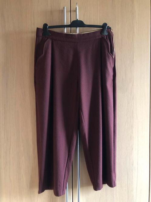 Prachtige bordeaux wijde broek van ‘on this note by Noa Noa’, Kleding | Dames, Broeken en Pantalons, Zo goed als nieuw, Maat 42/44 (L)