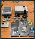 Console Nintendo Nes + snes + jeux, Consoles de jeu & Jeux vidéo, Consoles de jeu | Nintendo Super NES, Enlèvement ou Envoi, Comme neuf