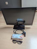 LG D2342P 3D 23" monitor met bril, Computers en Software, Monitoren, Gaming, VGA, HD, 3 tot 5 ms