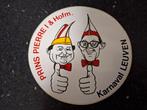 F: Sticker carnaval Leuven prins Pierre 1, Ophalen of Verzenden, Zo goed als nieuw, Bedrijf of Vereniging