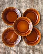 Dessertbordjes BOCH Belgium vintage, Ophalen, Gebruikt, Keramiek, Bord(en)