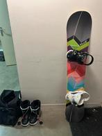 Snowboard elan, Sport en Fitness, Snowboarden, Ophalen, Zo goed als nieuw, Bindingen