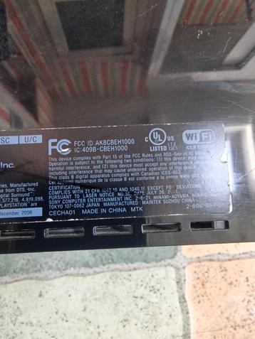 PS3 Fat 60GB rétrocompatible – Modèle NTSC/U/C + 2 manettes  beschikbaar voor biedingen