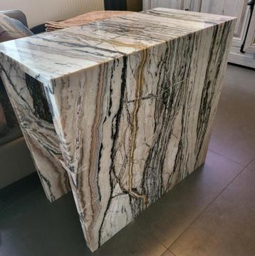 Volle Marmere Bijzet Tafel of als salontafel  beschikbaar voor biedingen