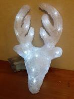 Tête de renne (cerf )de Noel lumineux led, Ophalen, Zo goed als nieuw