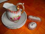 Antieke Porselijne 4 delige waskom set, Antiek en Kunst, Ophalen