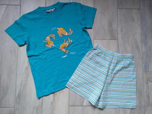 ★ M128 - Zomerpyjama Woody thema konijn, Kinderen en Baby's, Kinderkleding | Maat 128, Zo goed als nieuw, Jongen, Nacht- of Onderkleding