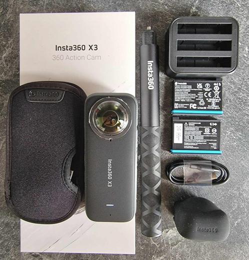 Insta360 X3 + Accessoires, TV, Hi-fi & Vidéo, Caméras action, Neuf, Autres marques, Enlèvement