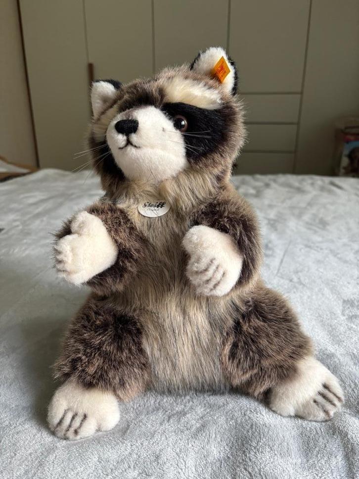 Steiff Wasbeer, Verzamelen, Beren en Cherished Teddies, Zo goed als nieuw, Stoffen beer, Steiff, Ophalen of Verzenden