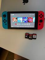 Nintendo Switch (weinig gebruikt) + Games, Games en Spelcomputers, Spelcomputers | Nintendo Switch, Switch 2019 Upgrade, Met games
