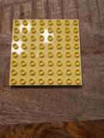 Lego duplo vierkante bouwplaat geel, Kinderen en Baby's, Ophalen of Verzenden, Zo goed als nieuw, Losse stenen, Duplo