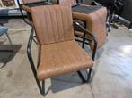 Chaises ( fauteuil )vintage/industriel, Huis en Inrichting, Ophalen, Leer