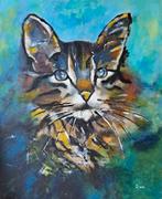 Galerie de peintures d’animaux:acrylique et huile, Antiquités & Art, Art | Peinture | Moderne, Enlèvement ou Envoi