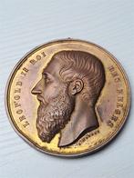 Leopold ll  5 juni 1870   diameter  50 mm, Ophalen of Verzenden