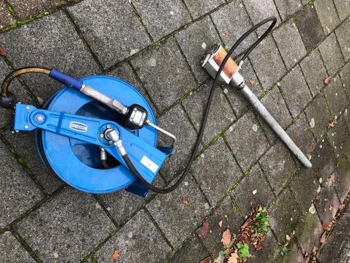 Alemite ram pump 9968+Flexbimec 9092 -Automatische haspel, Auto diversen, Autogereedschap, Gebruikt, Ophalen