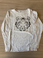 T-shirt lange mouwen - grijs - tijger - maat 98/104, Kinderen en Baby's, Kinderkleding | Maat 98, Zeeman, Gebruikt, Jongen of Meisje