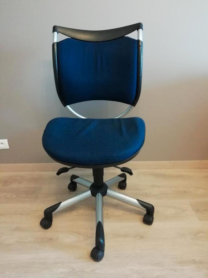 Bureaustoelen merk Interstuhl, Huis en Inrichting, Bureaustoelen, Zo goed als nieuw, Blauw, Ergonomisch, Ophalen