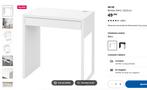 IKEA Micke bureau, Huis en Inrichting, Bureaus, Ophalen, Zo goed als nieuw, Bureau