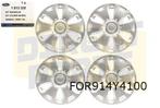 Ford Fiesta Wieldoppen set 14'' (set 4 stuks) zilver Origine, Auto diversen, Wieldoppen, -, Verzenden, -, Nieuw