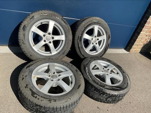 4 DEZEN Silver R16 aluminium velgen, Auto-onderdelen, Banden en Velgen, Band(en), All Season, 16 inch, 215 mm, Personenwagen, Gebruikt