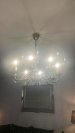 Tinnen luchter, Huis en Inrichting, Lampen | Kroonluchters, Ophalen, Gebruikt
