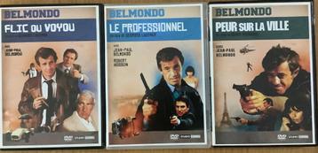 Collectie van 3 films van Jean-Paul Belmondo Dvd 3disc beschikbaar voor biedingen