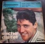 Vinyl 45trs - Sacha distel - personnalités, 4 pistes, Collections, Enlèvement ou Envoi