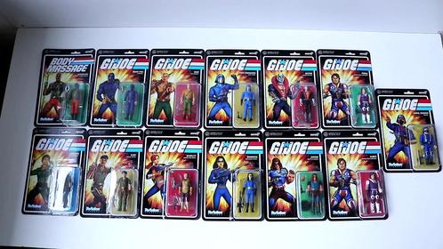 Super7 Reaction G.I. Joe lot de 13 figurines en Loose, Verzamelen, Beelden en Beeldjes, Gebruikt, Overige typen, Verzenden
