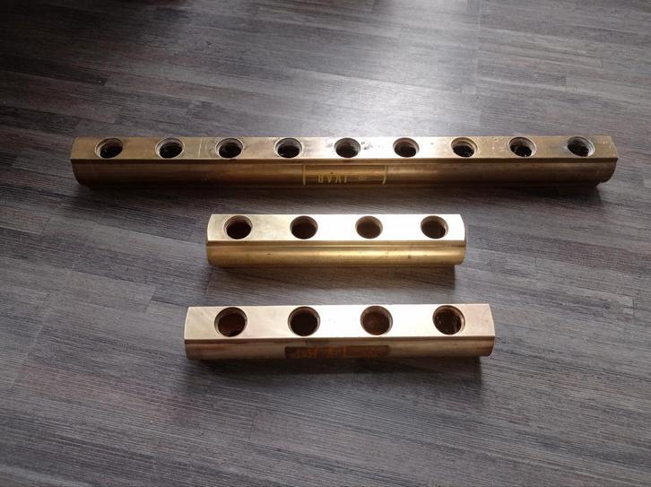 Collectors ivar messing 4 en 9 gaten, Doe-het-zelf en Bouw, Sanitair, Zo goed als nieuw, Ophalen of Verzenden