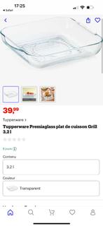 Tupperware Premiaglass plat de cuisson Grill 3,21, Huis en Inrichting, Keuken | Tupperware, Ophalen of Verzenden, Nieuw