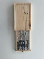 Houten snijplank met messen, Ophalen of Verzenden, Nieuw