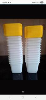 24 BOÎTES HERMÉTIQUES 1K100 POUR CONGÉLATION ET MICRO-ONDES.