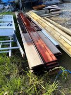 80 lopende meter padouk planchetten, Bricolage & Construction, Bois & Planches, 300 cm ou plus, Planche, Autres essences de bois