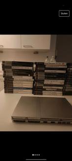 Ps2 slim grey + 50 spellen en controller, Games en Spelcomputers, Spelcomputers | Sony PlayStation 2, Ophalen of Verzenden, Zo goed als nieuw