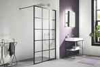 Paroi de douche fixe 140 KERMI PROF.NOIR NEUVE, Ophalen, Nieuw