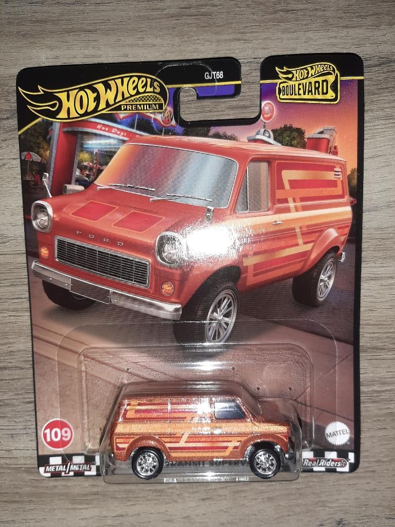 Hot Wheels Ford Transit Supervan, Ophalen of Verzenden, Zo goed als nieuw, Auto
