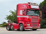 Scania R520 V8 FULL AIR/RETARDER!6X2!GESTUURDE VOORLOPER!TOP, Auto's, Automaat, Achterwielaandrijving, Euro 6, Scania