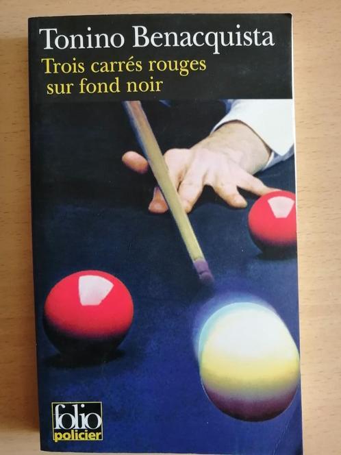 Trois carrés rouges sur fond noir de Tonino Benacquista, Boeken, Romans, Ophalen of Verzenden