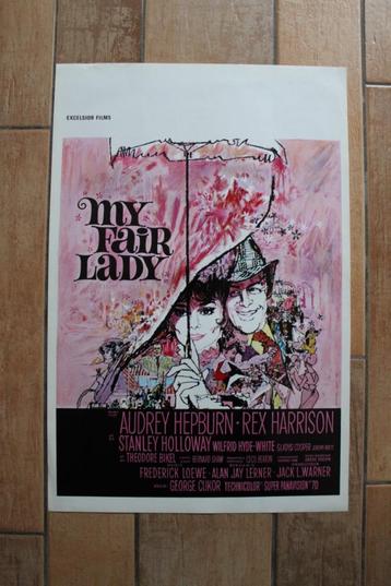 filmaffiche Audrey Hepburn My Fair Lady filmposter