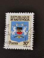 Haute-Volta 1967 - wapenschild - paarden, Postzegels en Munten, Postzegels | Afrika, Ophalen of Verzenden, Overige landen, Gestempeld